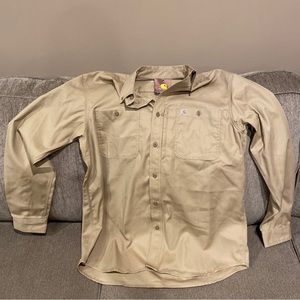 Carhartt Professional button down work shirt.